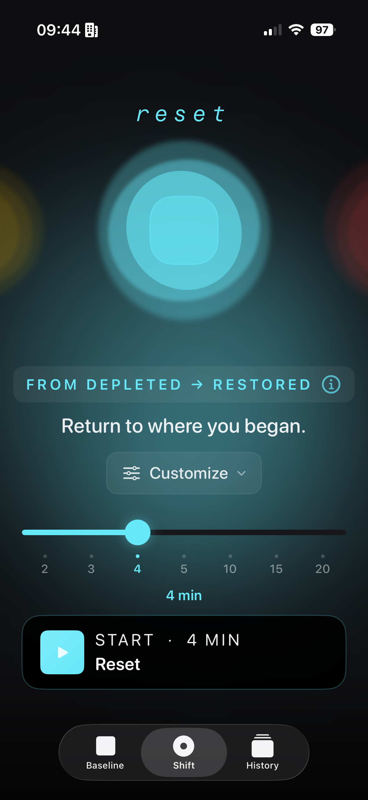 Shift breathwork